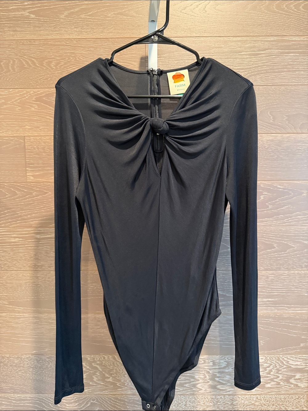 FARM Rio Knot-Front Bodysuit